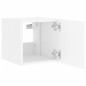 vidaXL TV-Wandschrank mit LED-Leuchten Weiß 30,5x35x30 cm vidaXL TV-Wandschrank mit LED-Leuchten Weiß 30,5x35x30 cm