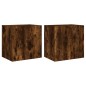 vidaXL TV-Wandschränke 2 Stk. Räuchereiche 40,5x30x40 cm Holzwerkstoff vidaXL TV-Wandschränke 2 Stk. Räuchereiche 40,5x30x40 cm Holzwerkstoff