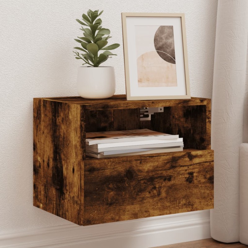 vidaXL TV-Wandschränke 2 Stk. Räuchereiche 40x30x30 cm Holzwerkstoff vidaXL TV-Wandschränke 2 Stk. Räuchereiche 40x30x30 cm Holzwerkstoff