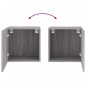 vidaXL TV-Wandschränke 2 Stk. Grau Sonoma 40,5x30x40 cmm Holzwerkstoff vidaXL TV-Wandschränke 2 Stk. Grau Sonoma 40,5x30x40 cmm Holzwerkstoff