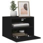 vidaXL TV-Wandschrank Schwarz 40x30x30 cm Holzwerkstoff vidaXL TV-Wandschrank Schwarz 40x30x30 cm Holzwerkstoff