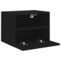 vidaXL TV-Wandschrank Schwarz 40x30x30 cm Holzwerkstoff vidaXL TV-Wandschrank Schwarz 40x30x30 cm Holzwerkstoff