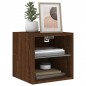 vidaXL TV-Wandschrank mit LED-Leuchten Braun Eichen-Optik 30x28,5x30cm vidaXL TV-Wandschrank mit LED-Leuchten Braun Eichen-Optik 30x28,5x30cm