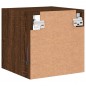 vidaXL TV-Wandschrank mit LED-Leuchten Braun Eichen-Optik 30x28,5x30cm vidaXL TV-Wandschrank mit LED-Leuchten Braun Eichen-Optik 30x28,5x30cm