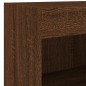 vidaXL 5-tlg. Wohnwand mit LED-Beleuchtung Braun Eichen-Optik vidaXL 5-tlg. Wohnwand mit LED-Beleuchtung Braun Eichen-Optik