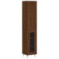 vidaXL Highboard Braun Eichen-Optik 34,5x34x180 cm Holzwerkstoff vidaXL Highboard Braun Eichen-Optik 34,5x34x180 cm Holzwerkstoff