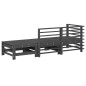 vidaXL 3-tlg. Garten-Lounge-Set Grau Massivholz Kiefer vidaXL 3-tlg. Garten-Lounge-Set Grau Massivholz Kiefer