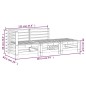 vidaXL 3-tlg. Garten-Lounge-Set Grau Massivholz Kiefer vidaXL 3-tlg. Garten-Lounge-Set Grau Massivholz Kiefer