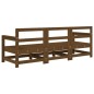 vidaXL 3-tlg. Garten-Lounge-Set Honigbraun Massivholz Kiefer vidaXL 3-tlg. Garten-Lounge-Set Honigbraun Massivholz Kiefer