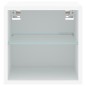 vidaXL TV-Wandschrank mit LED-Leuchten Weiß 30x28,5x30 cm vidaXL TV-Wandschrank mit LED-Leuchten Weiß 30x28,5x30 cm