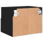 vidaXL TV-Wandschränke 2 Stk. Schwarz 40x30x30 cm Holzwerkstoff vidaXL TV-Wandschränke 2 Stk. Schwarz 40x30x30 cm Holzwerkstoff