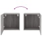 vidaXL TV-Wandschrank Grau Sonoma 40,5x30x40 cm Holzwerkstoff vidaXL TV-Wandschrank Grau Sonoma 40,5x30x40 cm Holzwerkstoff