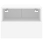vidaXL TV-Wandschränke 2 Stk. Weiß 40x30x30 cm Holzwerkstoff vidaXL TV-Wandschränke 2 Stk. Weiß 40x30x30 cm Holzwerkstoff