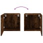 vidaXL TV-Wandschrank Räuchereiche 40,5x30x40 cm Holzwerkstoff vidaXL TV-Wandschrank Räuchereiche 40,5x30x40 cm Holzwerkstoff