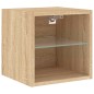 vidaXL TV-Wandschränke mit LED-Leuchten 2 Stk. Sonoma-Eiche vidaXL TV-Wandschränke mit LED-Leuchten 2 Stk. Sonoma-Eiche