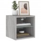vidaXL TV-Wandschränke mit LED-Leuchten 2 Stk. Grau Sonoma vidaXL TV-Wandschränke mit LED-Leuchten 2 Stk. Grau Sonoma