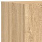 vidaXL 5-tlg. Wohnwand mit LED-Beleuchtung Sonoma-Eiche Holzwerkstoff vidaXL 5-tlg. Wohnwand mit LED-Beleuchtung Sonoma-Eiche Holzwerkstoff