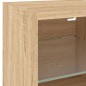 vidaXL 8-tlg. Wohnwand mit LED-Beleuchtung Sonoma-Eiche Holzwerkstoff vidaXL 8-tlg. Wohnwand mit LED-Beleuchtung Sonoma-Eiche Holzwerkstoff