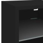 vidaXL 6-tlg. Wohnwand mit LED-Beleuchtung Schwarz Holzwerkstoff vidaXL 6-tlg. Wohnwand mit LED-Beleuchtung Schwarz Holzwerkstoff