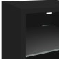 vidaXL 6-tlg. Wohnwand mit LED-Beleuchtung Schwarz Holzwerkstoff vidaXL 6-tlg. Wohnwand mit LED-Beleuchtung Schwarz Holzwerkstoff