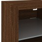 vidaXL 6-tlg. Wohnwand mit LED-Beleuchtung Braun Eichen-Optik vidaXL 6-tlg. Wohnwand mit LED-Beleuchtung Braun Eichen-Optik