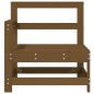 vidaXL Ecksofa Honigbraun Massivholz Kiefer vidaXL Ecksofa Honigbraun Massivholz Kiefer