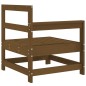 vidaXL Ecksofa Honigbraun Massivholz Kiefer vidaXL Ecksofa Honigbraun Massivholz Kiefer