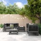 vidaXL 6-tlg. Garten-Lounge-Set Grau Massivholz Kiefer vidaXL 6-tlg. Garten-Lounge-Set Grau Massivholz Kiefer