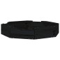vidaXL Sandkasten mit Sitzen Schwarz Achteck Massivholz Kiefer vidaXL Sandkasten mit Sitzen Schwarz Achteck Massivholz Kiefer