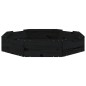 vidaXL Sandkasten mit Sitzen Schwarz Achteck Massivholz Kiefer vidaXL Sandkasten mit Sitzen Schwarz Achteck Massivholz Kiefer