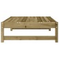 vidaXL Gartenhocker 120x80 cm Kiefernholz Imprägniert vidaXL Gartenhocker 120x80 cm Kiefernholz Imprägniert