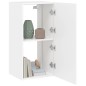 vidaXL TV-Wandschrank mit LED-Leuchten Weiß 40,5x35x80 cm vidaXL TV-Wandschrank mit LED-Leuchten Weiß 40,5x35x80 cm