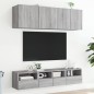 vidaXL TV-Wandschrank Grau Sonoma 40x30x30 cm Holzwerkstoff vidaXL TV-Wandschrank Grau Sonoma 40x30x30 cm Holzwerkstoff