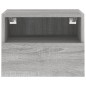 vidaXL TV-Wandschrank Grau Sonoma 40x30x30 cm Holzwerkstoff vidaXL TV-Wandschrank Grau Sonoma 40x30x30 cm Holzwerkstoff