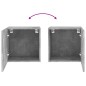 vidaXL TV-Wandschränke 2 Stk. Betongrau 40,5x30x40 cm Holzwerkstoff vidaXL TV-Wandschränke 2 Stk. Betongrau 40,5x30x40 cm Holzwerkstoff