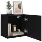 vidaXL TV-Wandschränke 2 Stk. Schwarz 40,5x30x40 cm Holzwerkstoff vidaXL TV-Wandschränke 2 Stk. Schwarz 40,5x30x40 cm Holzwerkstoff