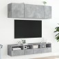 vidaXL TV-Wandschrank Betongrau 40x30x30 cm Holzwerkstoff vidaXL TV-Wandschrank Betongrau 40x30x30 cm Holzwerkstoff