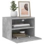 vidaXL TV-Wandschrank Betongrau 40x30x30 cm Holzwerkstoff vidaXL TV-Wandschrank Betongrau 40x30x30 cm Holzwerkstoff