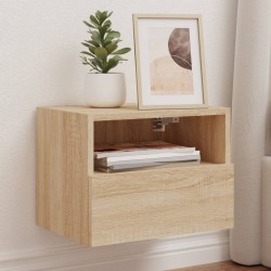 vidaXL TV-Wandschrank Sonoma-Eiche 40x30x30 cm Holzwerkstoff