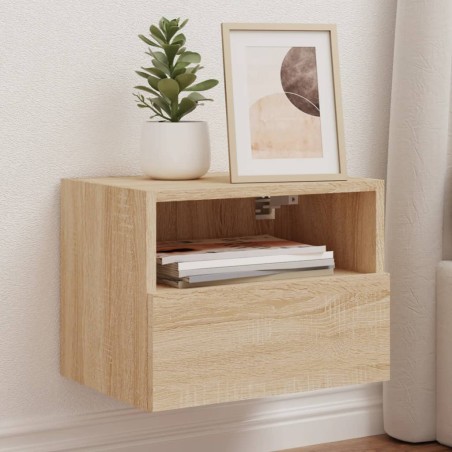 vidaXL TV-Wandschrank Sonoma-Eiche 40x30x30 cm Holzwerkstoff