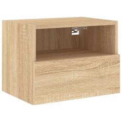 vidaXL TV-Wandschrank Sonoma-Eiche 40x30x30 cm Holzwerkstoff