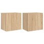 vidaXL TV-Wandschränke 2 Stk. Sonoma-Eiche 40,5x30x40 cm Holzwerkstoff vidaXL TV-Wandschränke 2 Stk. Sonoma-Eiche 40,5x30x40 cm Holzwerkstoff