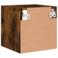 vidaXL TV-Wandschrank mit LED-Leuchten Räuchereiche 30x28,5x30 cm vidaXL TV-Wandschrank mit LED-Leuchten Räuchereiche 30x28,5x30 cm