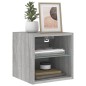 vidaXL TV-Wandschrank mit LED-Leuchten Grau Sonoma 30x28,5x30 cm vidaXL TV-Wandschrank mit LED-Leuchten Grau Sonoma 30x28,5x30 cm