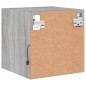 vidaXL TV-Wandschrank mit LED-Leuchten Grau Sonoma 30x28,5x30 cm vidaXL TV-Wandschrank mit LED-Leuchten Grau Sonoma 30x28,5x30 cm
