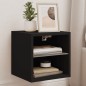 vidaXL TV-Wandschränke mit LED-Leuchten 2 Stk. Schwarz 30x28,5x30 cm vidaXL TV-Wandschränke mit LED-Leuchten 2 Stk. Schwarz 30x28,5x30 cm