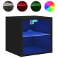 vidaXL TV-Wandschränke mit LED-Leuchten 2 Stk. Schwarz 30x28,5x30 cm vidaXL TV-Wandschränke mit LED-Leuchten 2 Stk. Schwarz 30x28,5x30 cm