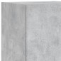vidaXL 5-tlg. Wohnwand mit LED-Beleuchtung Betongrau Holzwerkstoff vidaXL 5-tlg. Wohnwand mit LED-Beleuchtung Betongrau Holzwerkstoff
