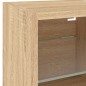 vidaXL 6-tlg. Wohnwand mit LED-Beleuchtung Sonoma-Eiche Holzwerkstoff vidaXL 6-tlg. Wohnwand mit LED-Beleuchtung Sonoma-Eiche Holzwerkstoff