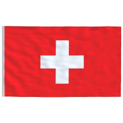 vidaXL Flagge der Schweiz 90 x 150 cm